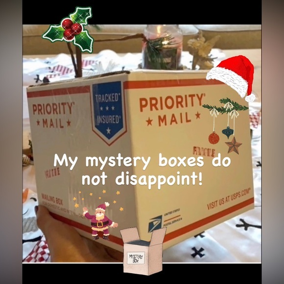 Vintage Other - 5 ornaments Christmas mystery box decorations vintage & current decor/ornaments